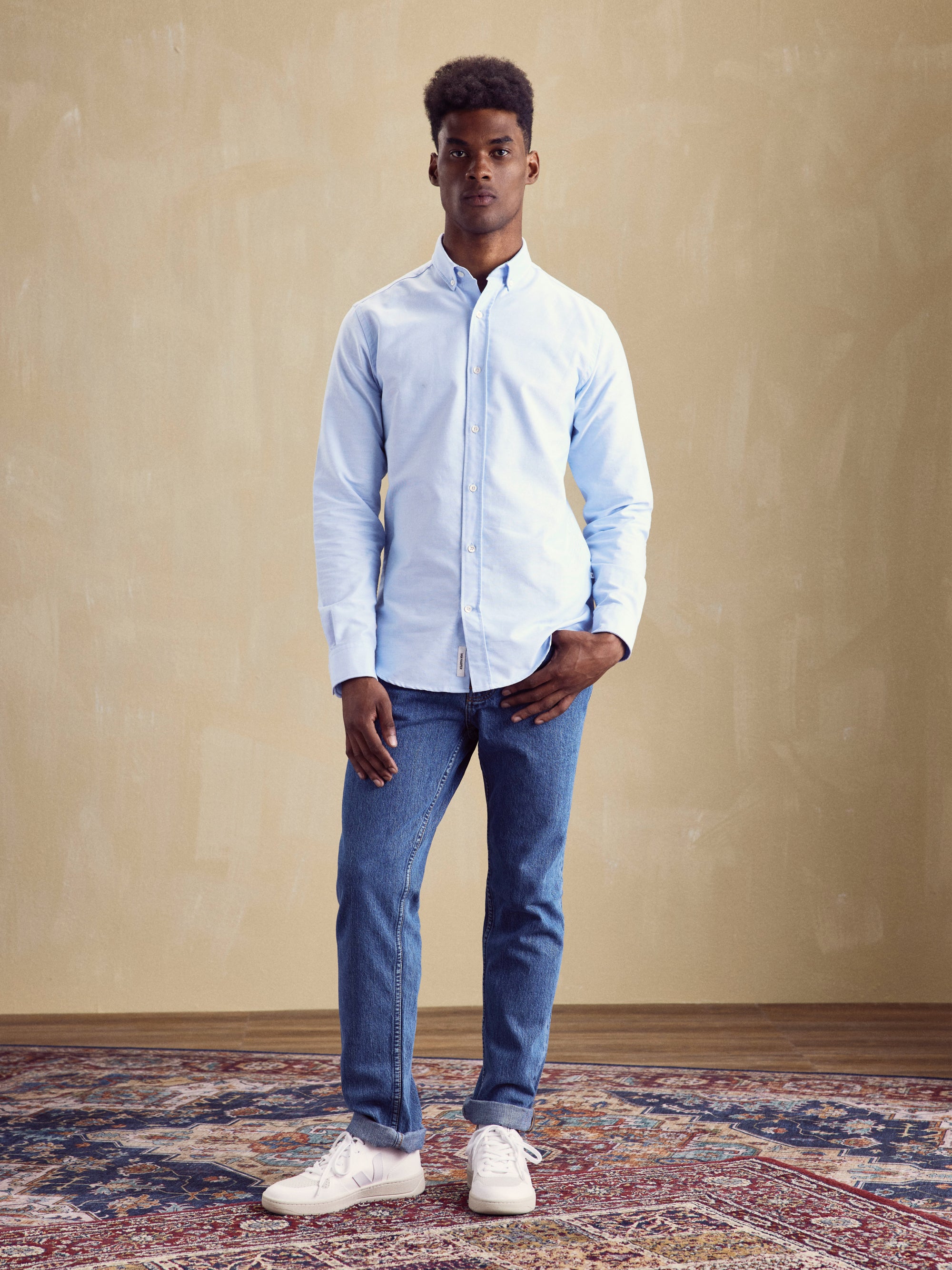 Organic Cotton Button-down Oxford Shirt ...